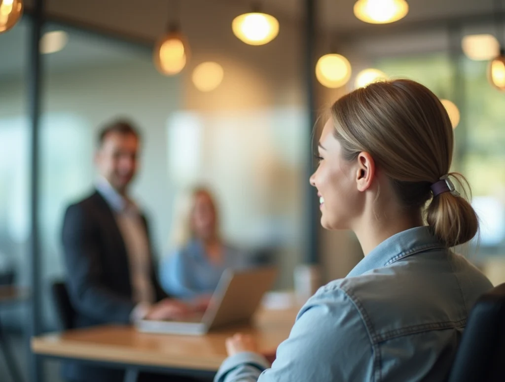 vrouw wilt een hypotheek zonder vast contract afsluiten